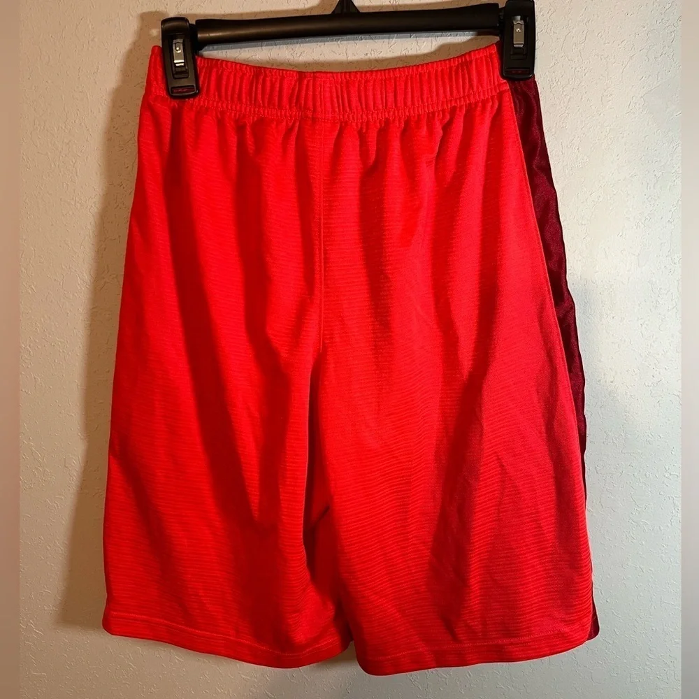 Kids Red Nike Athletic Shorts Size L
